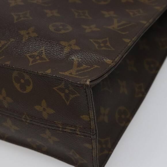 LOUIS VUITTON Monogram Sac Plat Hand Bag M51140 - Picture 9 of 16